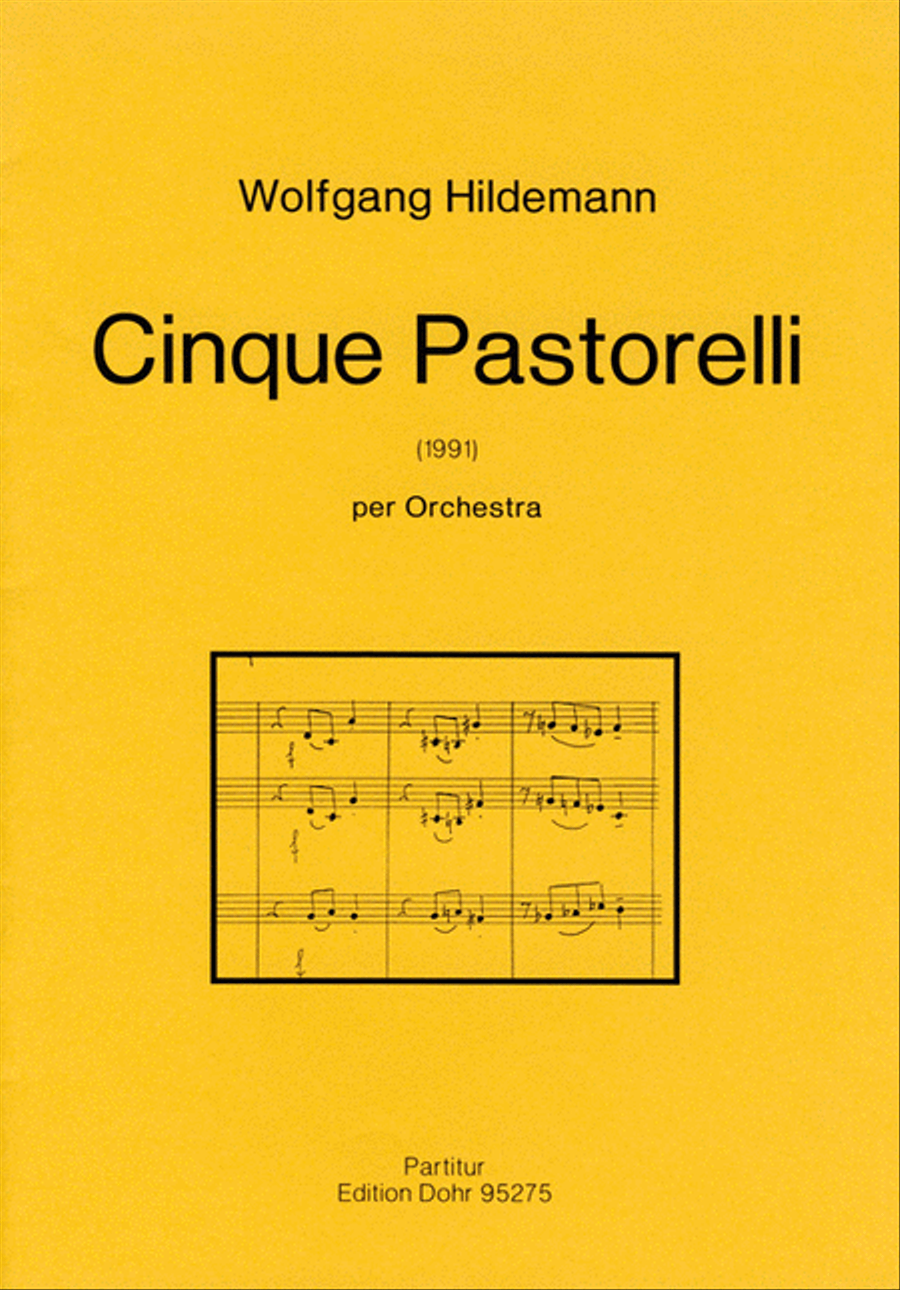 Cinque Pastorelli per Orchestra (1991) Orchestra scores gallery preview page 1