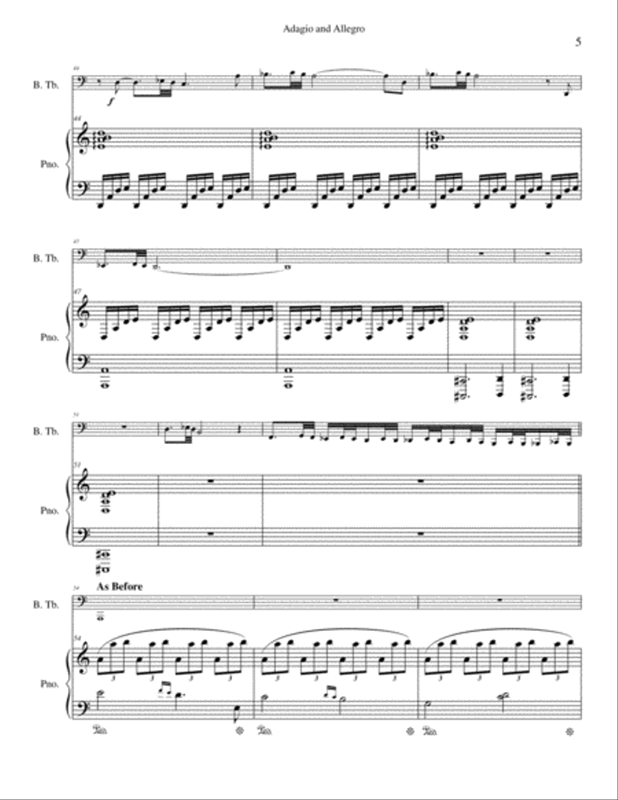 Adagio and Allegro Small Ensemble scores gallery preview page 5