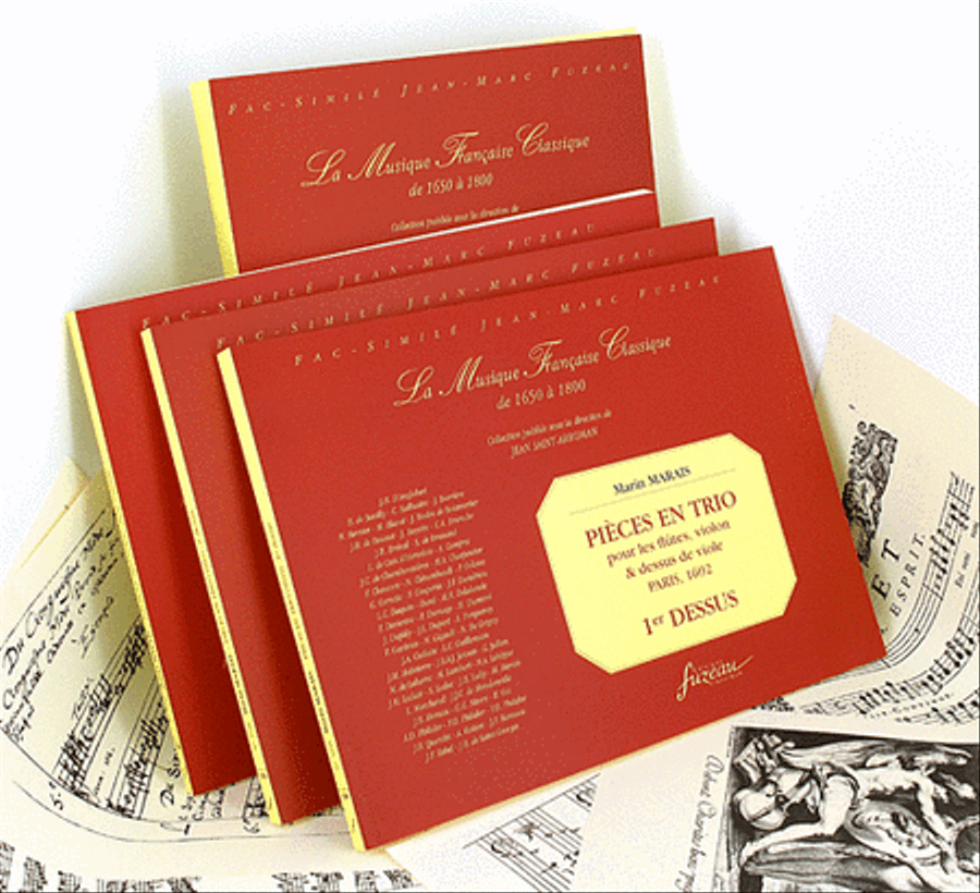 Trios for flute, violin and treble viol.