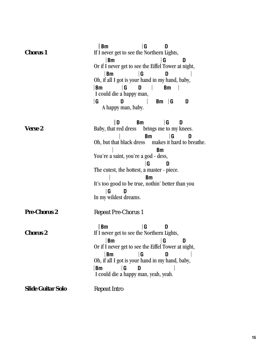 Die A Happy Man Die A Happy Man Acoustic Guitar scores gallery preview page 2