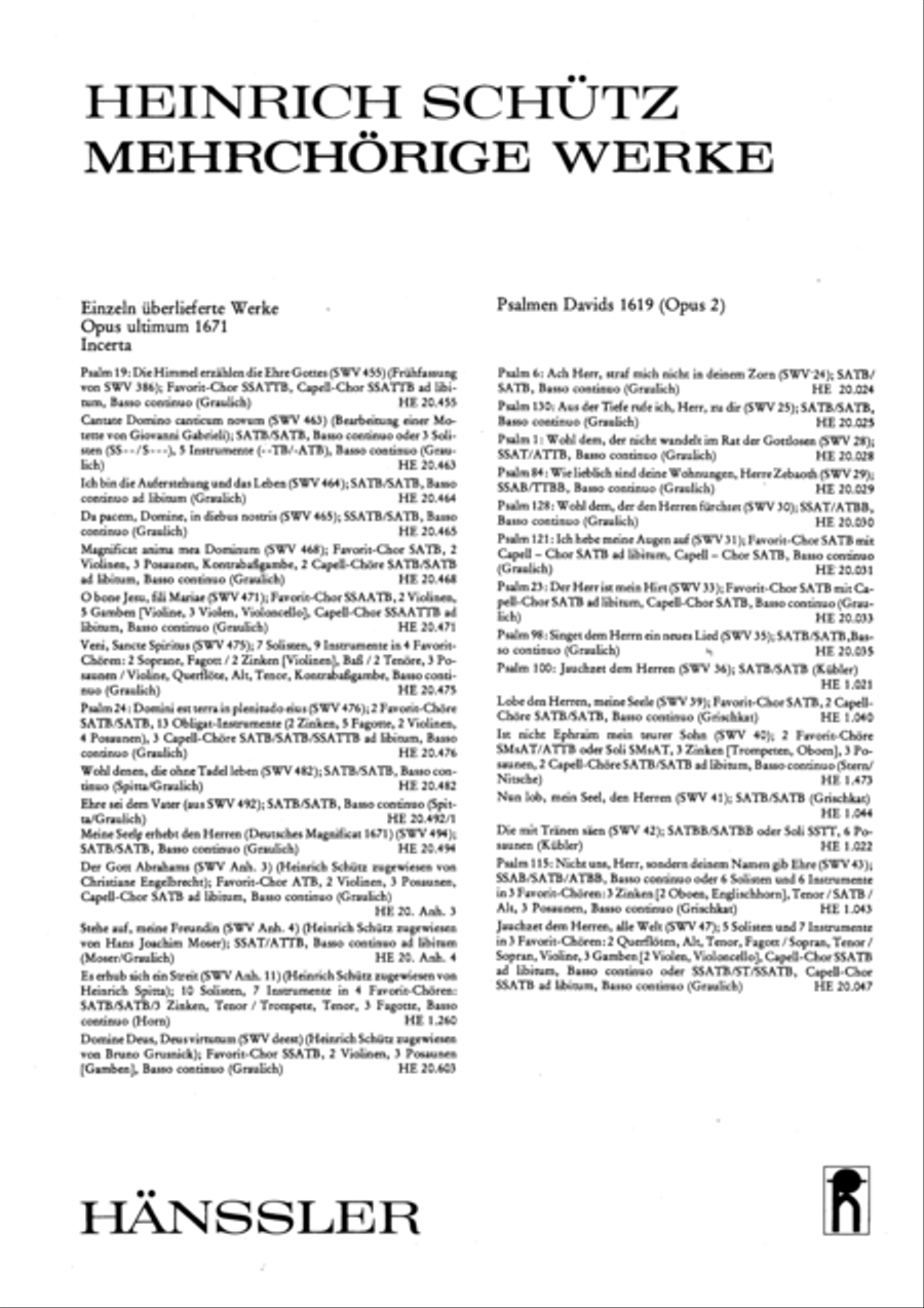 Lord, now lettest thou thy servant depart (Herr, nun lassest du deinen Diener) 4-Part scores gallery preview page 29