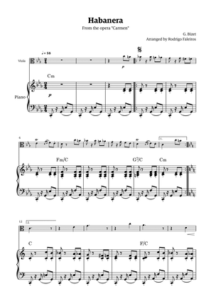 Habanera (for solo viola w/ piano accompaniment)