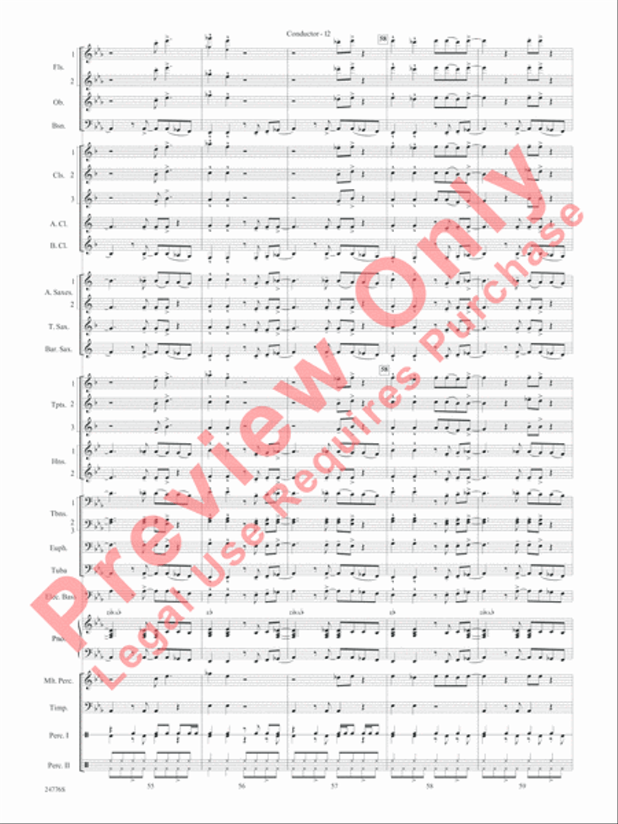 Rolling Stones: The Music Tour Concert Band scores gallery preview page 15