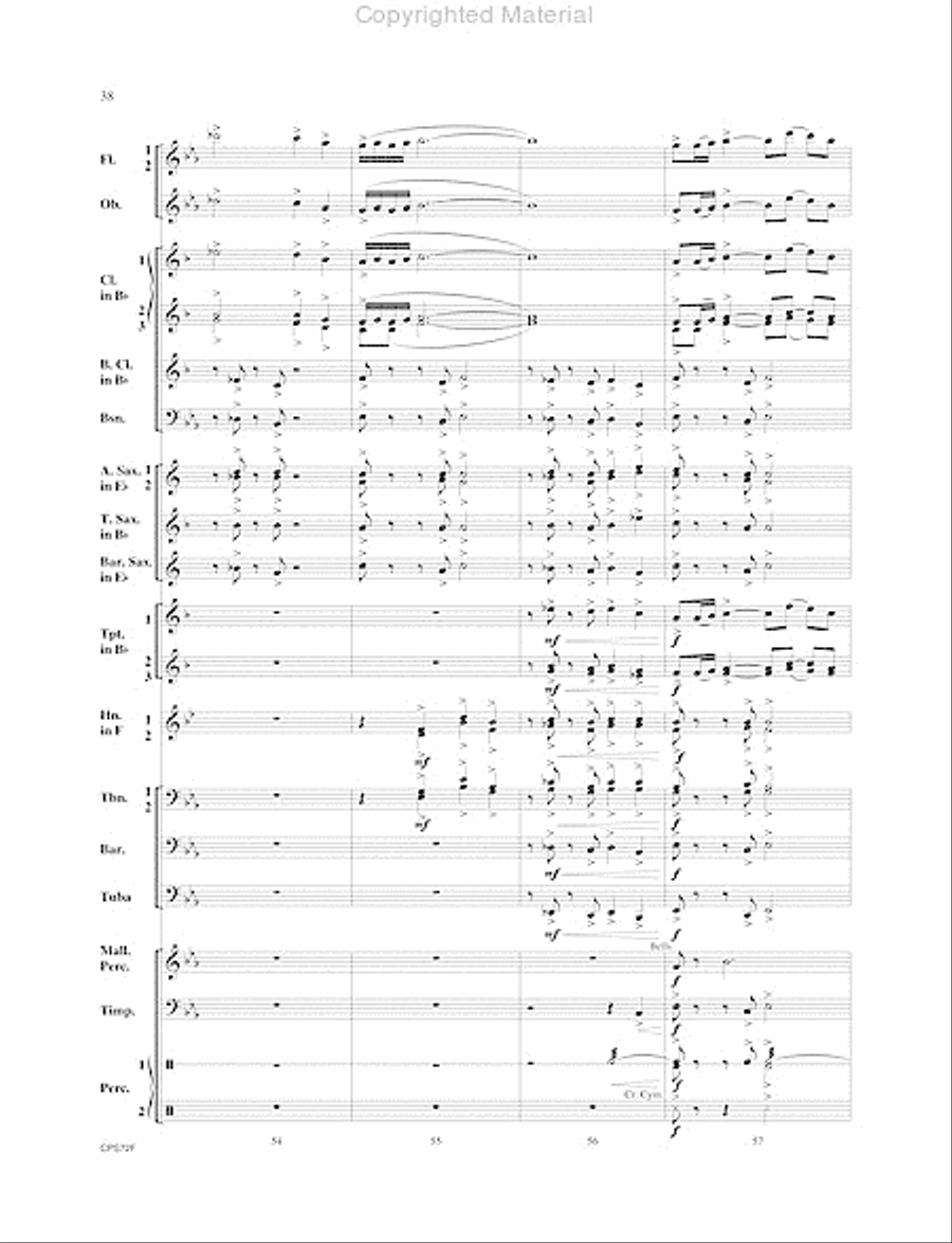 Trilogy Trilogy Concert Band scores gallery preview page 39