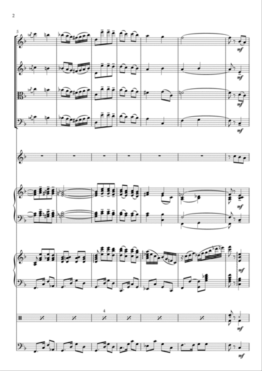O, sole mio Large Ensemble scores gallery preview page 2