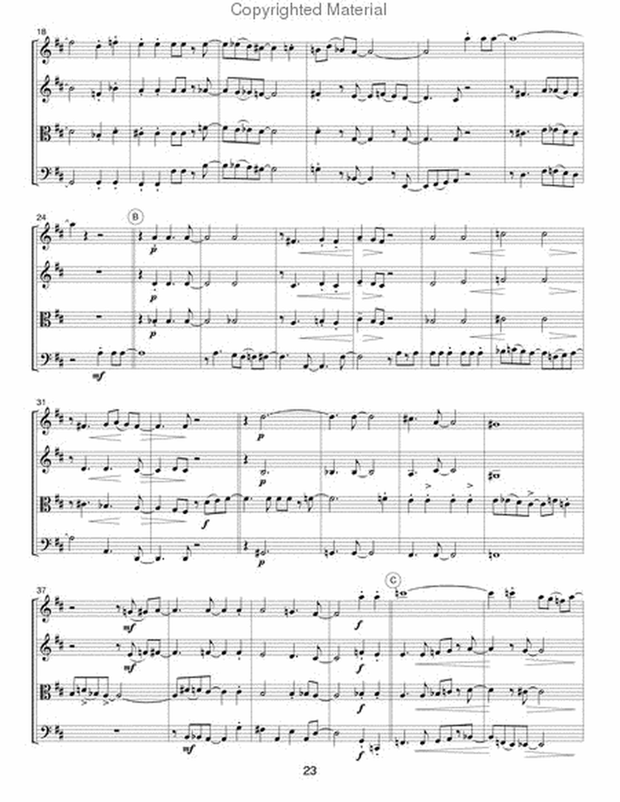 Cole Porter Album: Volume 2 for String Quartet - Score image number null