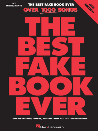 Book cover for The Best Fake Book Ever – 4th Edition