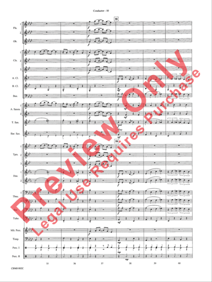 Chicago! (from the Musical Chicago!) Concert Band scores gallery preview page 13