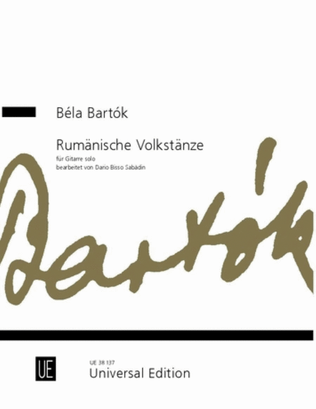 Book cover for Rumänische Volkstänze