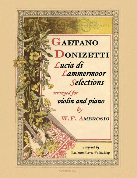 Lucia di Lammermoor for Violin and Piano