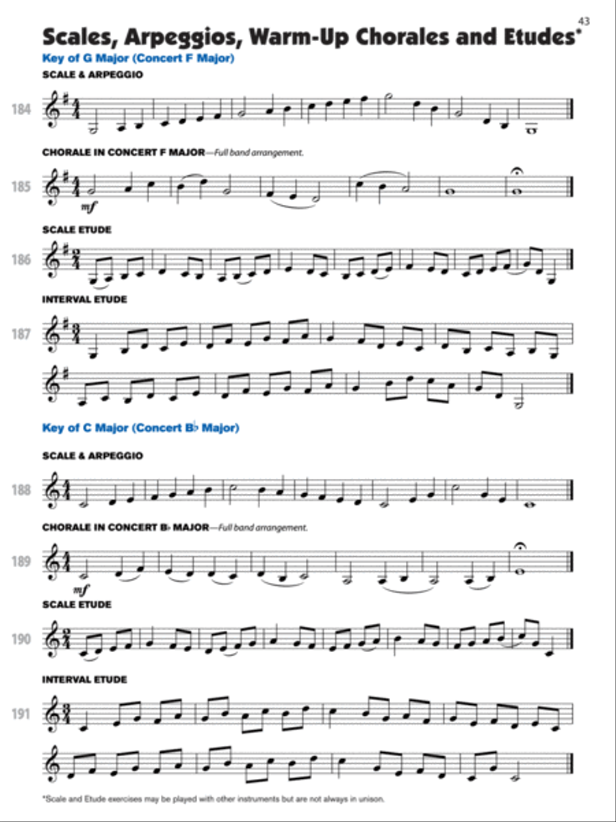 Sound Innovations for Concert Band, Book 1 Concert Band Methods scores gallery preview page 7
