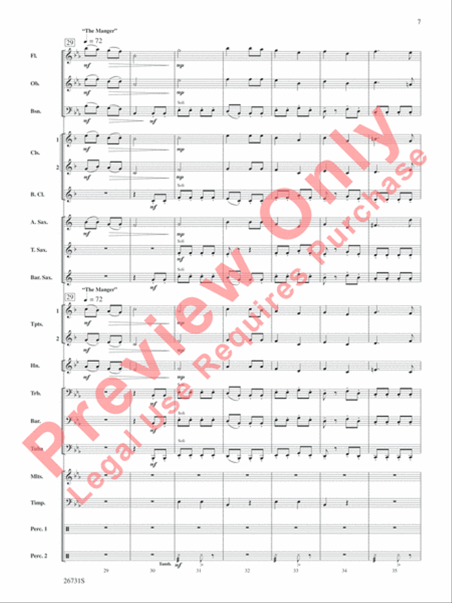 Christmastime in Russia Christmastime in Russia Concert Band scores gallery preview page 8