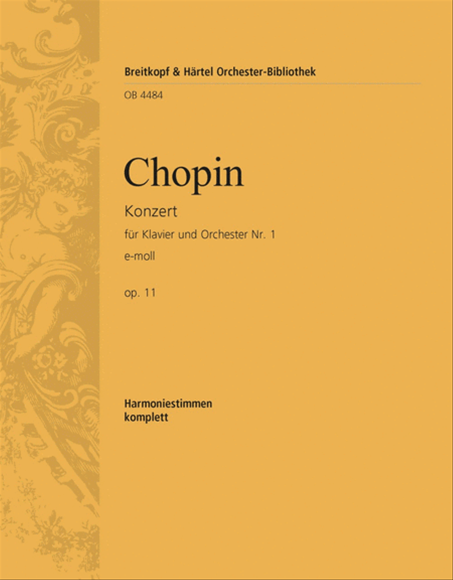 Piano Concerto No. 1 in E minor Op. 11 Orchestra scores gallery preview page 1