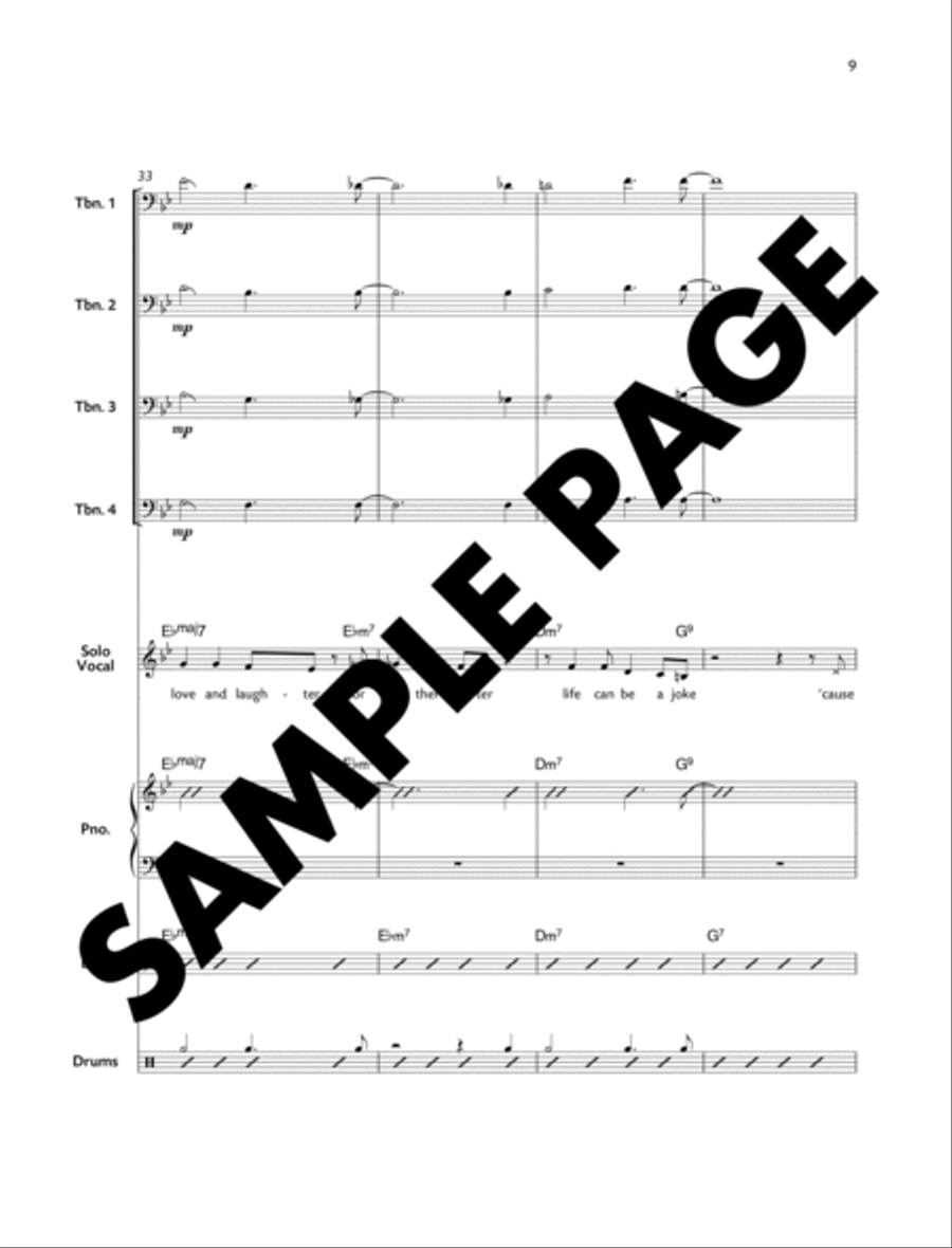 Cupid's Arrow Cupid's Arrow Jazz Ensemble scores gallery preview page 9
