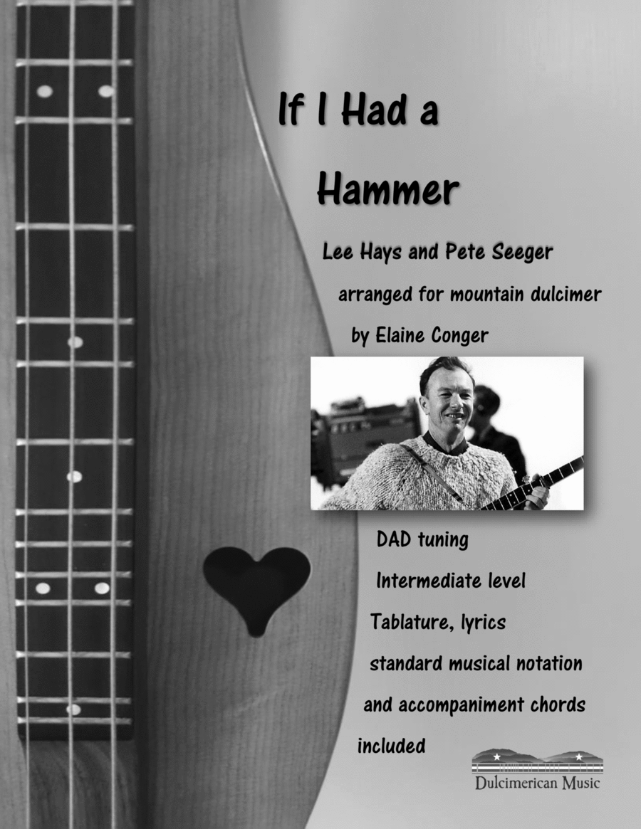 If I Had A Hammer (the Hammer Song) Dulcimer scores gallery preview page 1
