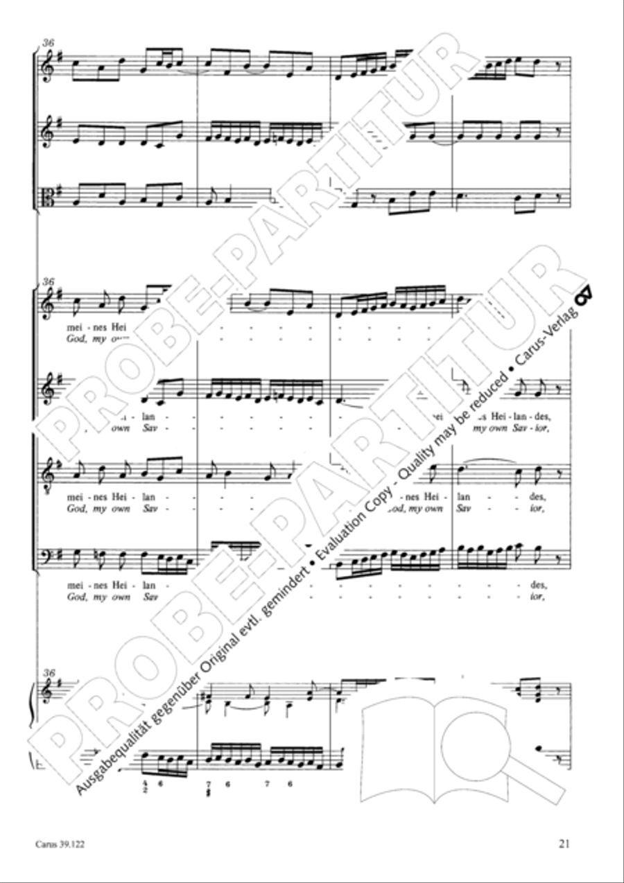 All my spirit exalts (With my spirit I praise the Lord) 4-Part scores gallery preview page 22