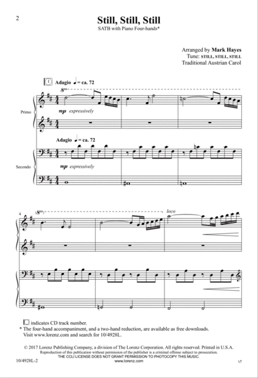 Still, Still, Still 4-Part scores gallery preview page 2