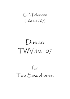 Duetto TWV40:107