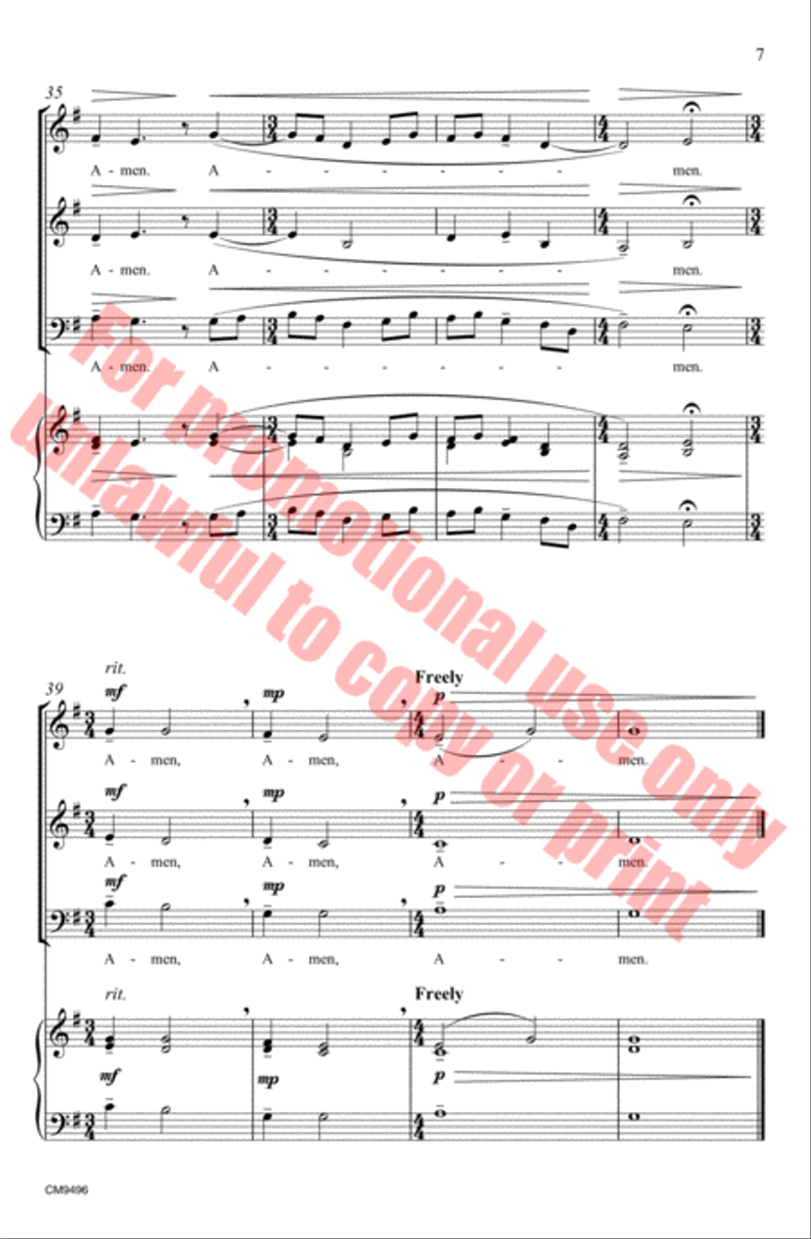 Dominus Vobiscum 3-Part scores gallery preview page 8