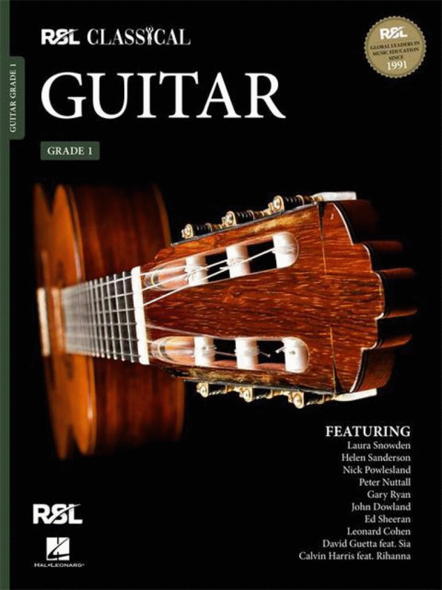 RSL Classical Guitar Grade 1 (2022) Acoustic Guitar scores gallery preview page 1