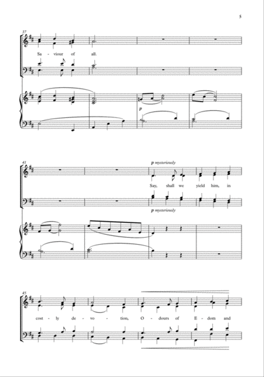 Star of the East 4-Part scores gallery preview page 5