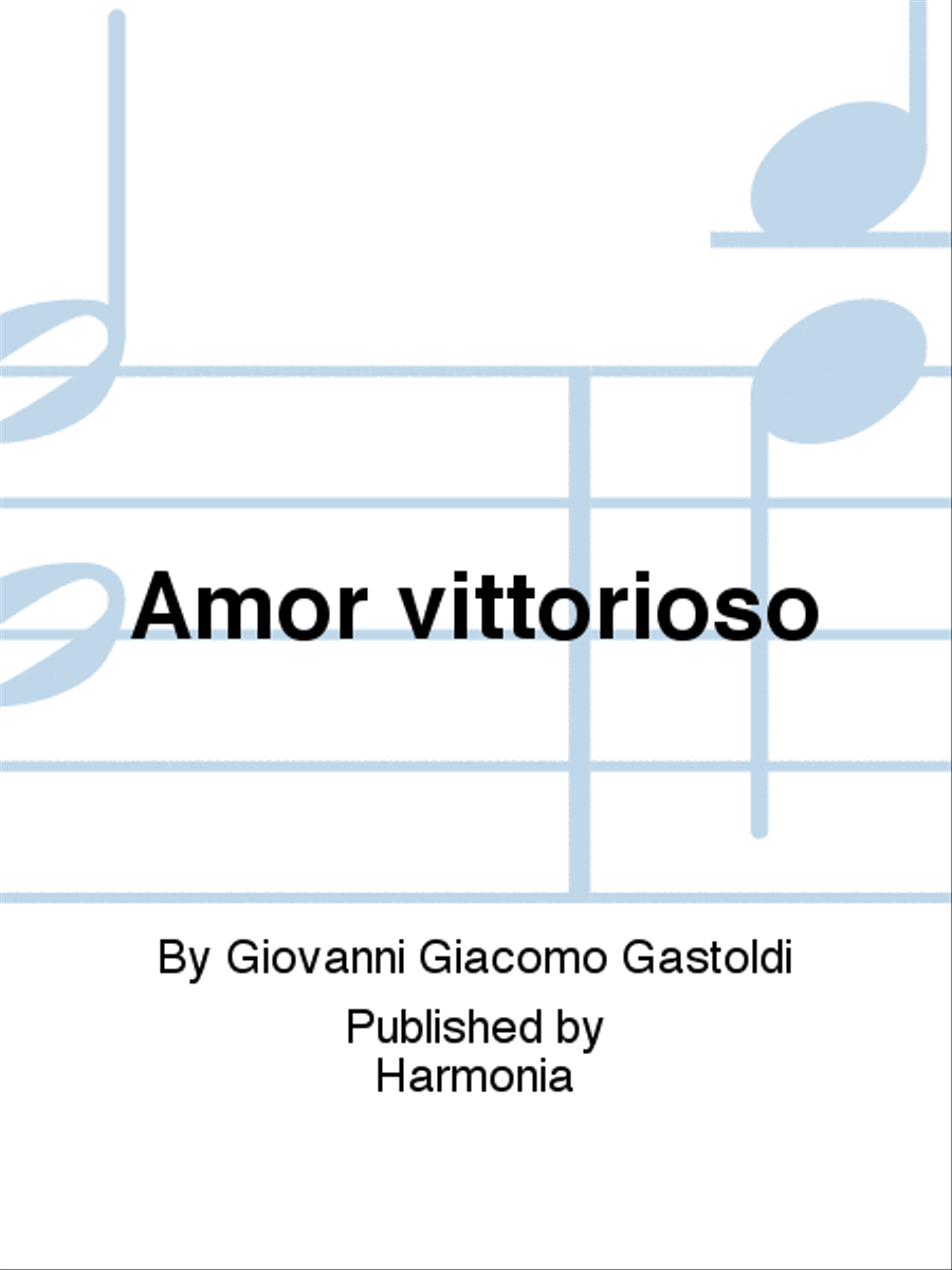 Amor vittorioso 4-Part scores gallery preview page 1