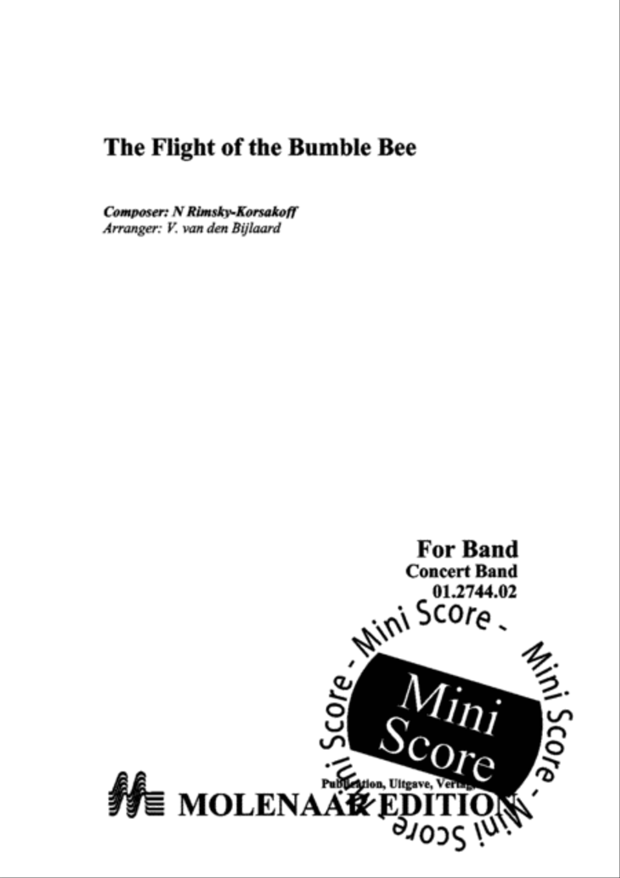 The Flight of the Bumble Bee Concert Band scores gallery preview page 3