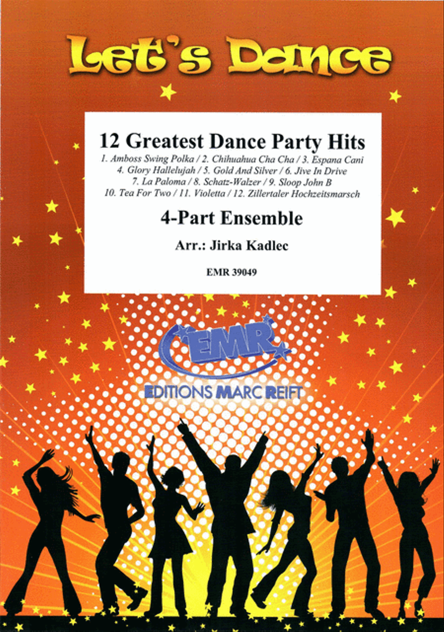 12 Greatest Dance Party Hits Concert Band scores gallery preview page 1