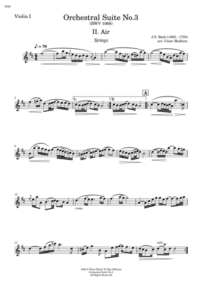 Air on G String - String Orchestra (Full Score and Parts) image number null