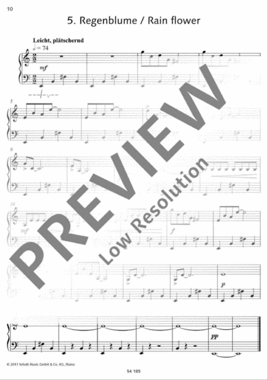 Musical Flowers Musical Flowers Harp scores gallery preview page 11