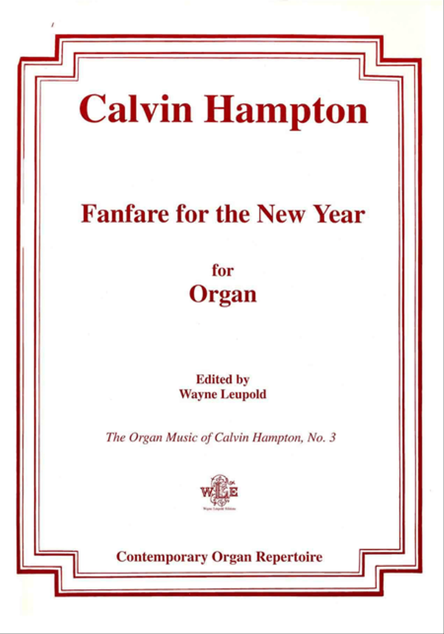 Fanfare for the New Year Organ scores gallery preview page 1