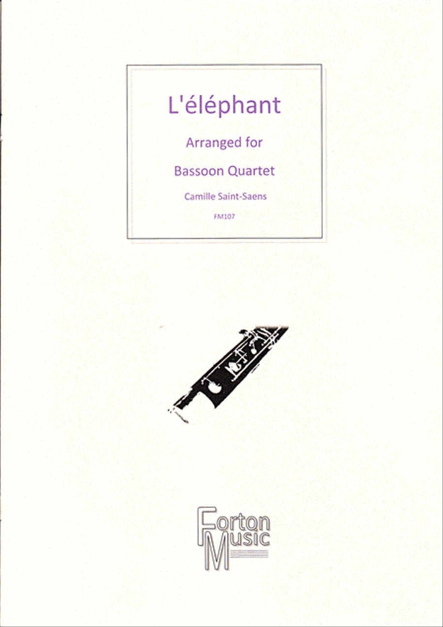 L'elephant L'elephant Bassoon Quartet scores gallery preview page 1