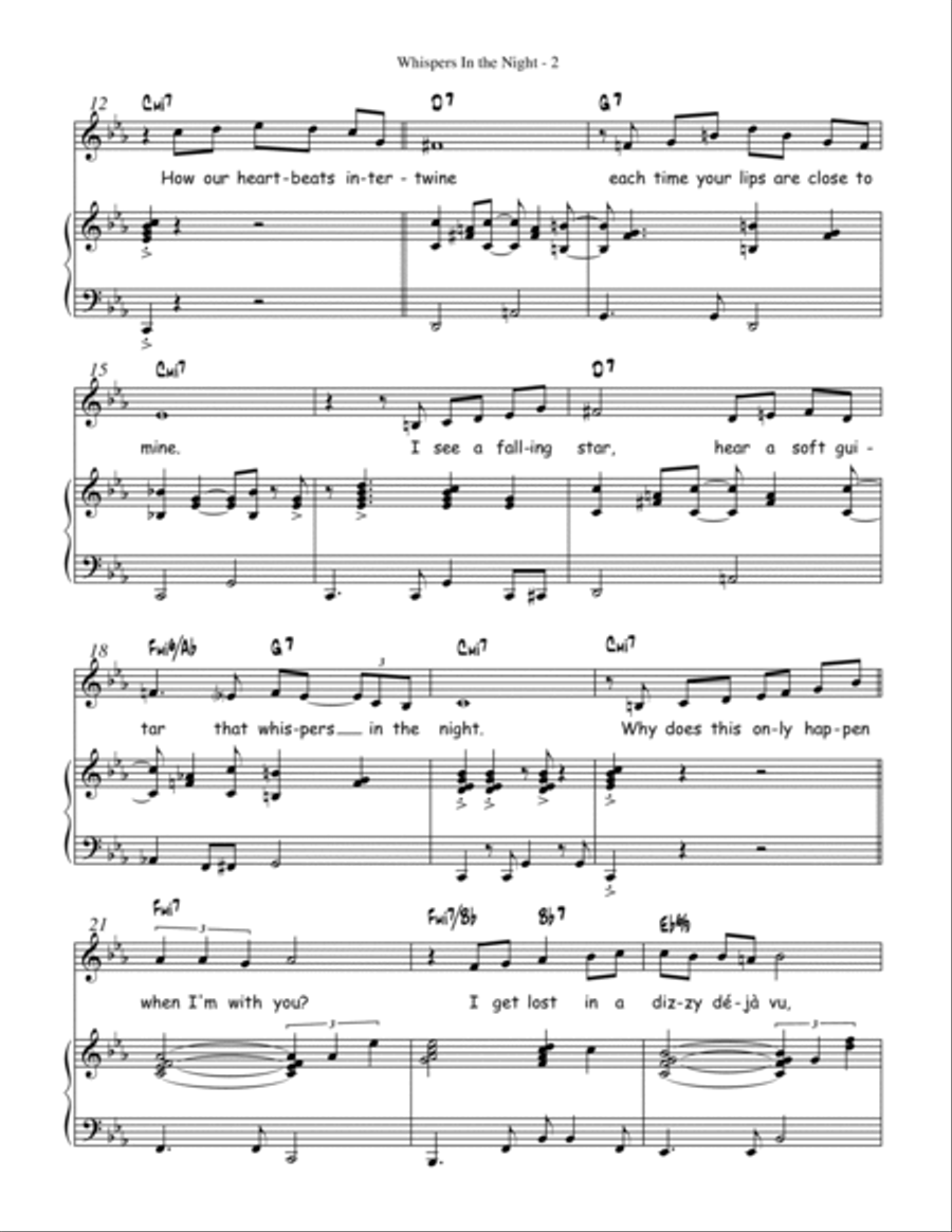 Whispers in the Night Voice scores gallery preview page 2