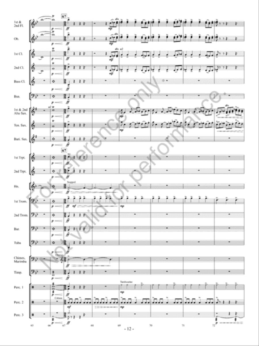 Crush Concert Band scores gallery preview page 13