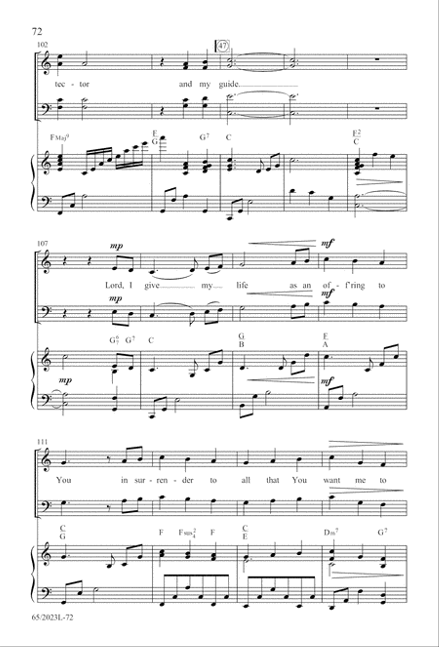 Child of Hope 4-Part scores gallery preview page 73