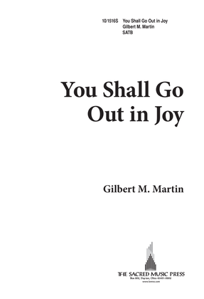 Book cover for You Shall Go Out in Joy