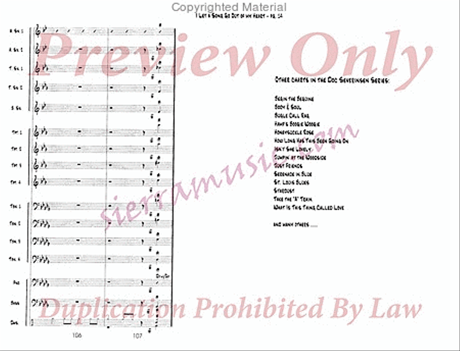 I Let A Song Go Out Of My Heart Jazz Ensemble scores gallery preview page 15
