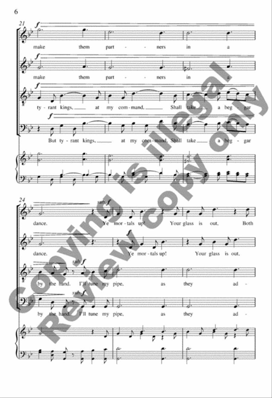 Todtentantz from Suite Remembrance SSATB scores gallery preview page 5
