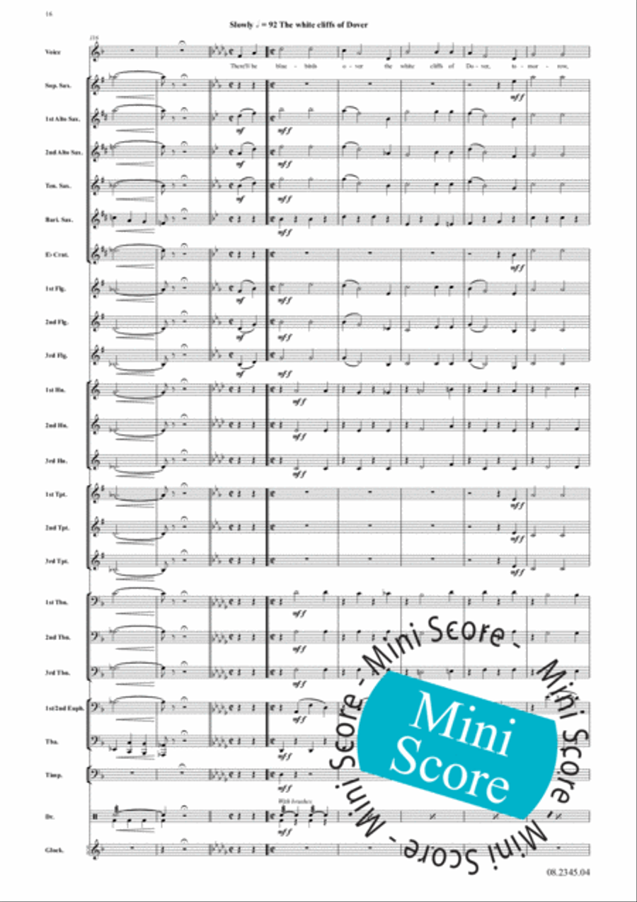 Vera Lynn Forever Fanfare Band scores gallery preview page 20