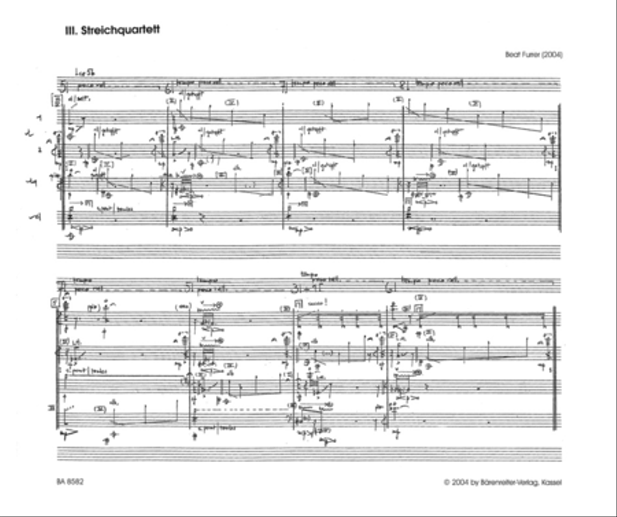 String Quartet, No. 3 String Quartet scores gallery preview page 2