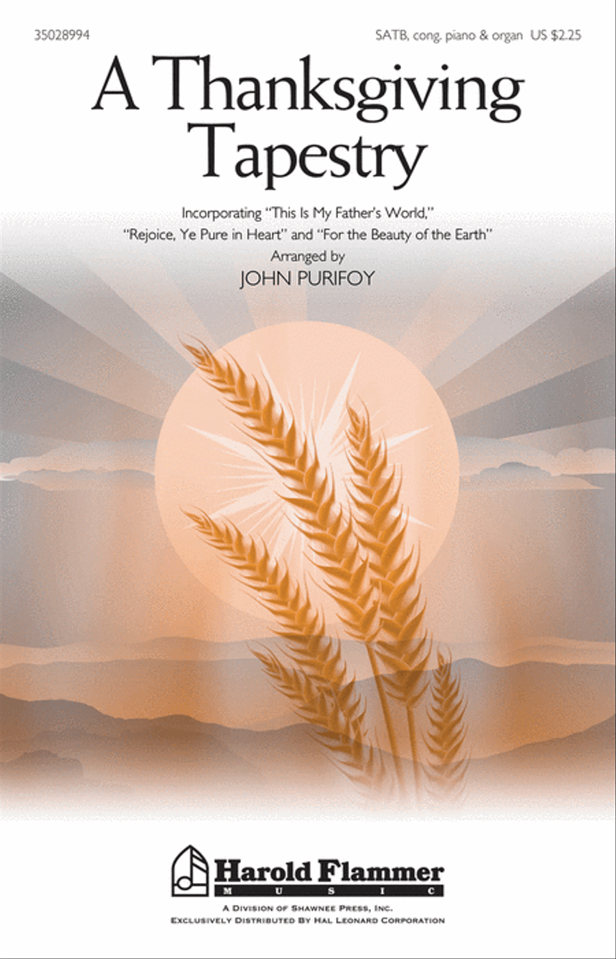 A Thanksgiving Tapestry A Thanksgiving Tapestry 4-Part scores gallery preview page 1