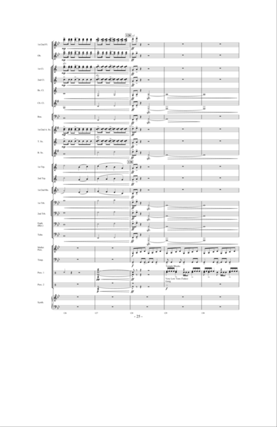 Earhart Earhart Concert Band scores gallery preview page 24