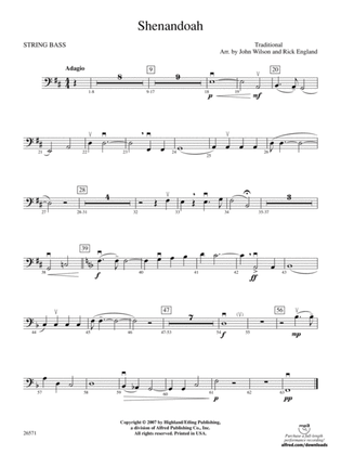 Shenandoah: String Bass