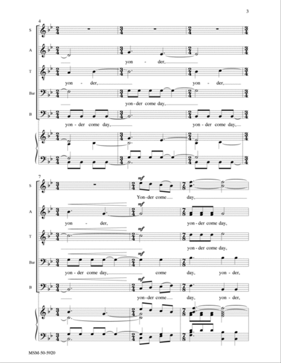 Yonder Come Day Yonder Come Day Divisi scores gallery preview page 2