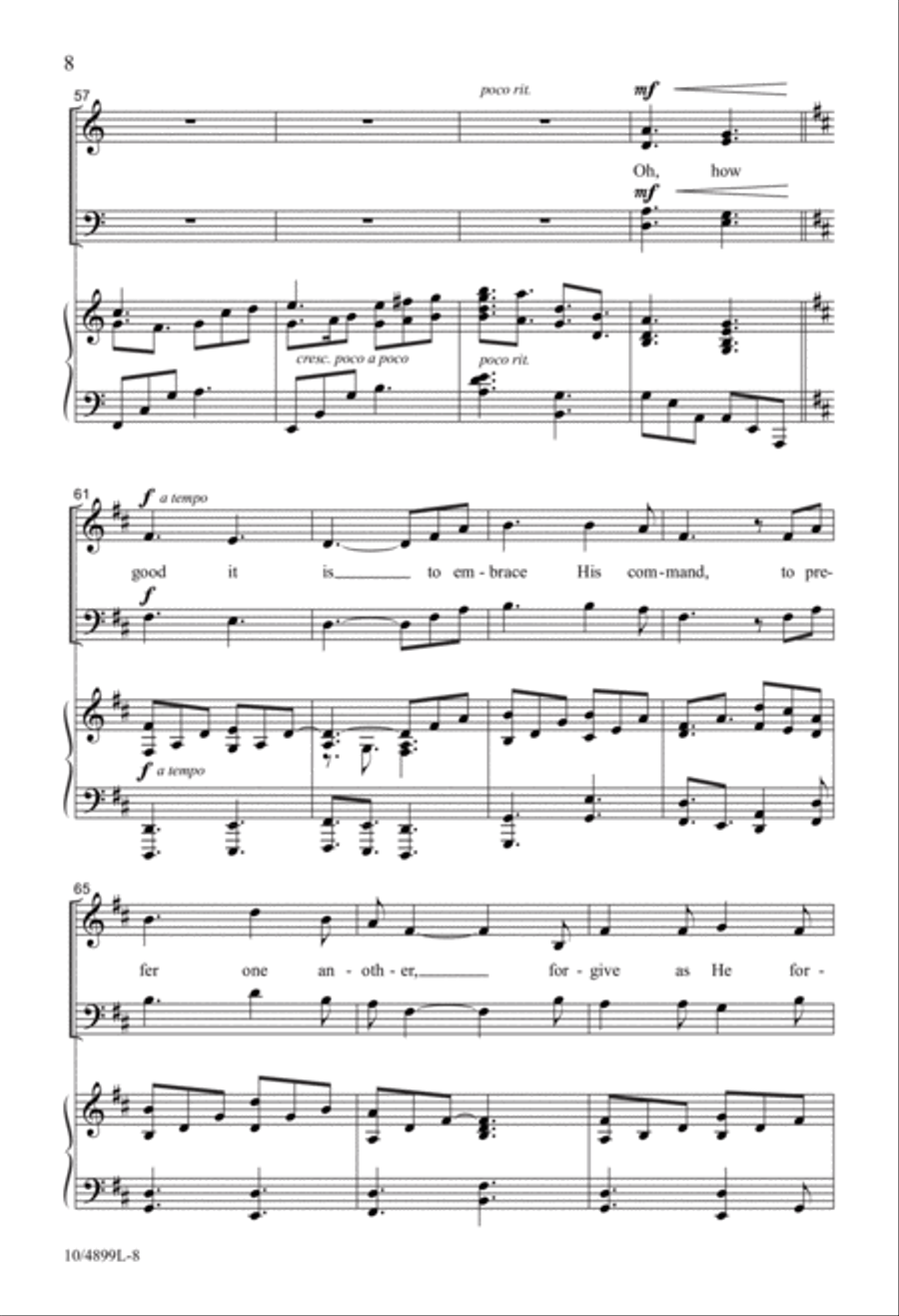 Oh, How Good It Is Oh, How Good It Is 4-Part scores gallery preview page 8