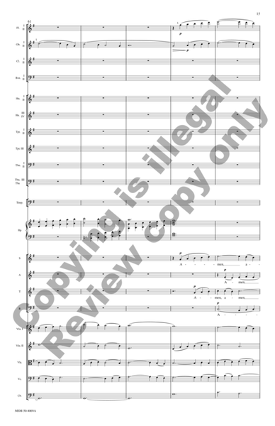 As a Deer Longs for Flowing Streams (Orchestra Score)