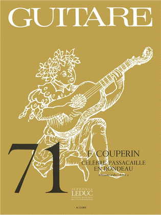 Passacaille En Rondeau (coll. Guitare No.71) (guitar Solo)