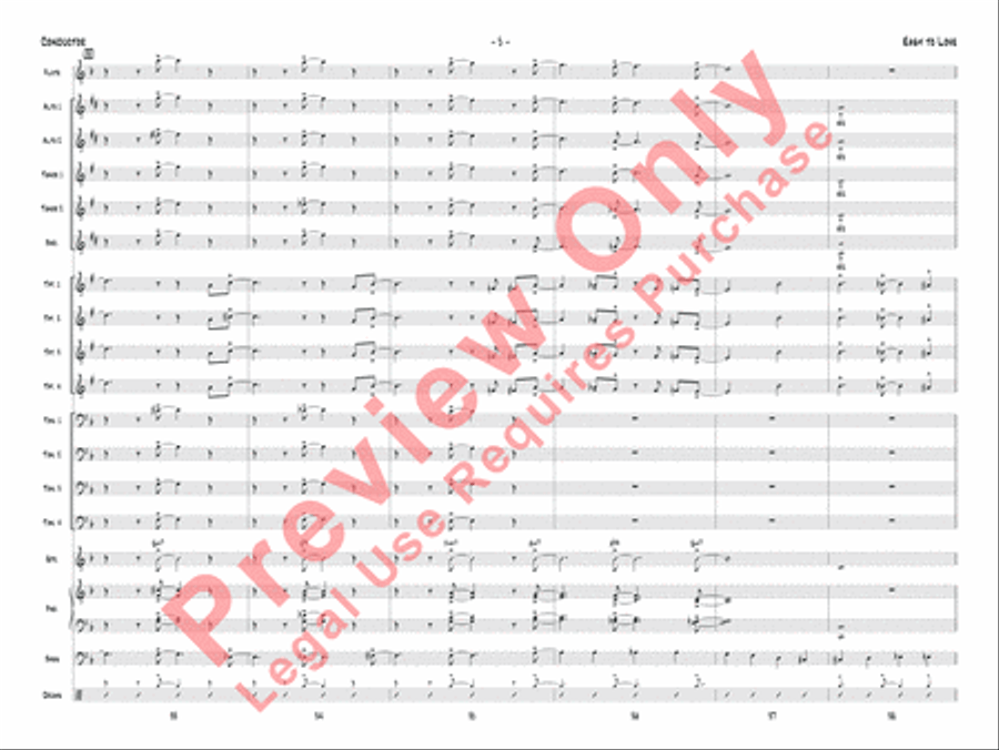 Easy to Love Jazz Ensemble scores gallery preview page 8