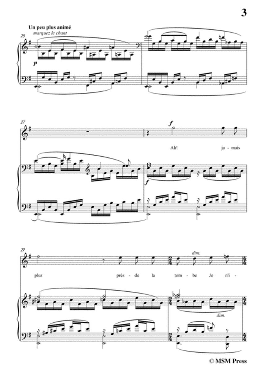 Duparc-Lamento in e minor,for Violin and Piano