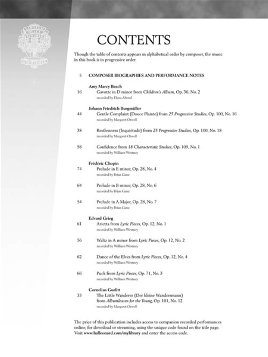 The Romantic Era The Romantic Era Piano Solo scores gallery preview page 3